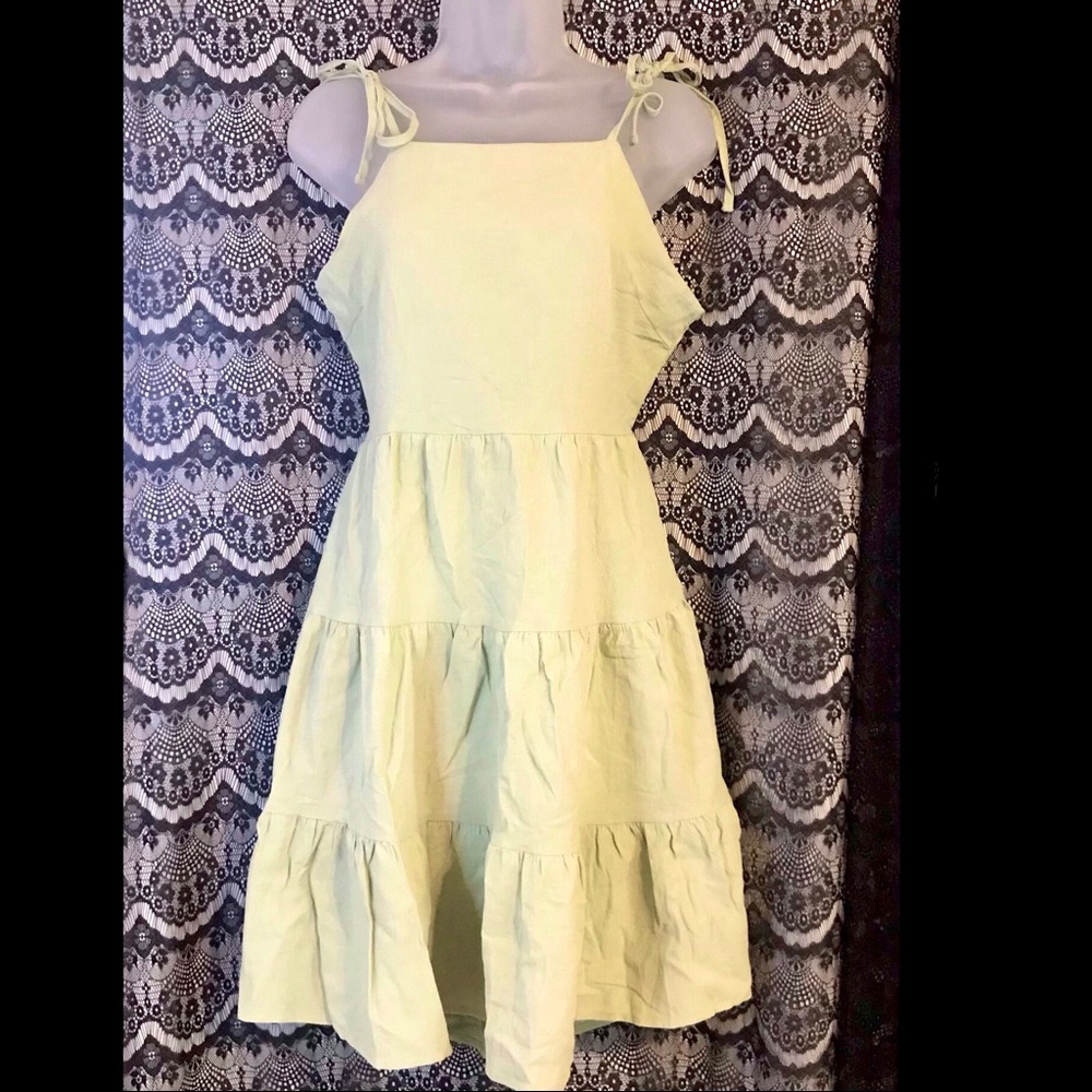 NWT Yellow Strappy Sundress- Medium